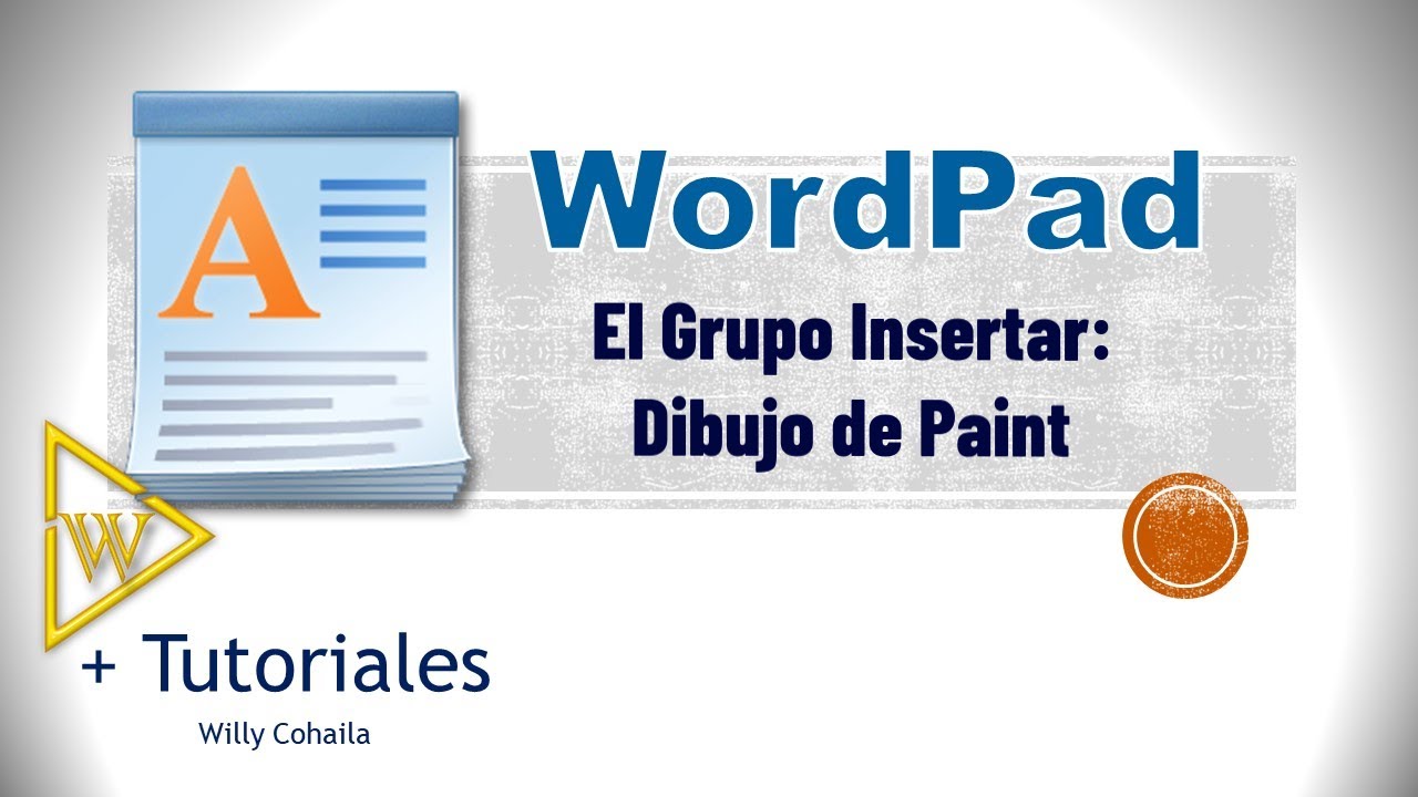 +Tutoriales | WordPad - Grupo Insertar- Dibujo de Paint - YouTube