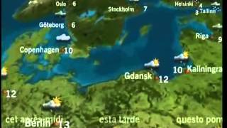 Заставка Meteo и погода (Россия/EuroNews, 2005-2008)