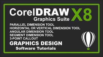 Coreldraw Tutorials Parallel Dimension, Horizontal & Vertical Dimension Tools