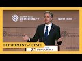 Secretary Blinken's remarks on “Advancing Technology for Democracy”