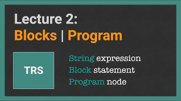 Building a Transpiler from scratch. Lecture [2/18]: Strings | Blocks and Statements