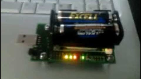 TinyOs Blink Application with IRIS Motes2