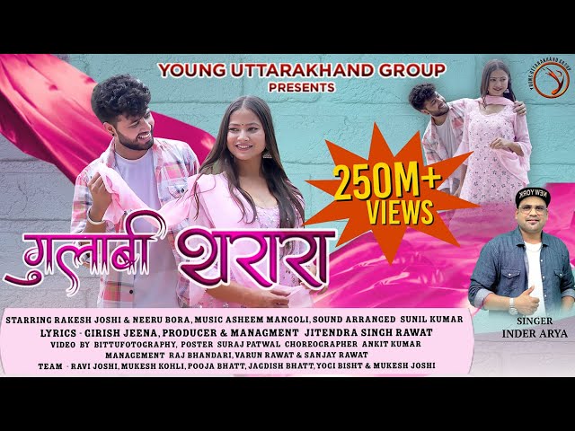 Gulabi Sharara  l Thumak Thumak |Inder Arya|Rakesh Joshi |Neeru| Latest Kumaoni Song #gulabisharara class=