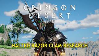 Halted Razor Clam Research | Gather Razor Clam | Crimson Desert