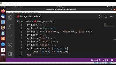 Hashes In Ruby Programming