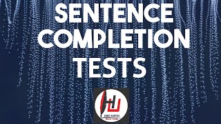 Sentence Completion tests @ulkerhaciyeva