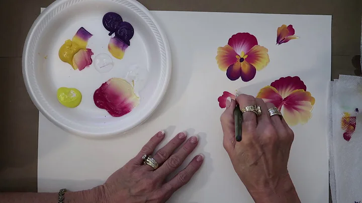 Learn to Paint - How to Paint PANSIES! | Donna Dew...