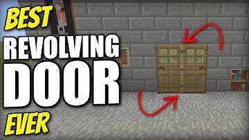 Minecraft Xbox - REVOLVING DOOR [ Best Ever ] Redstone Tutorial - PE / PS4 / PS3 / Switch
