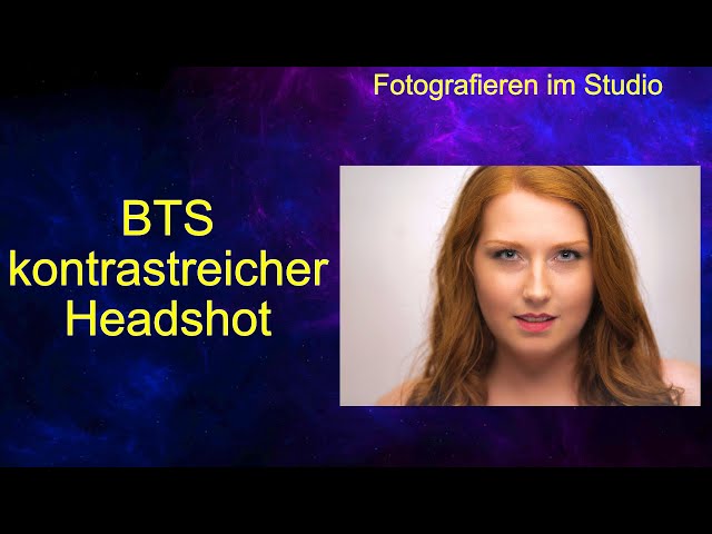 Fotografieren im Studio - BTS eines Headshot-Shootings für eine Modellagentur