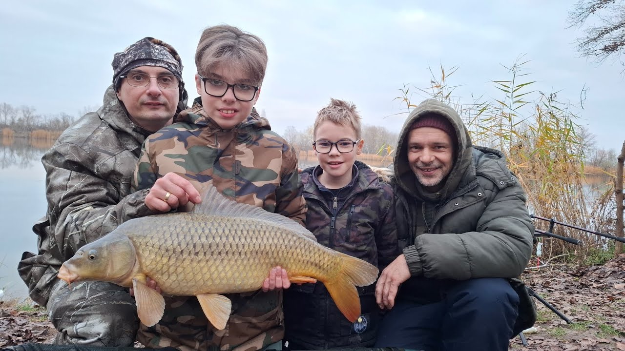 Winter carp fishing at lake Szavanna. 2025.11.30.