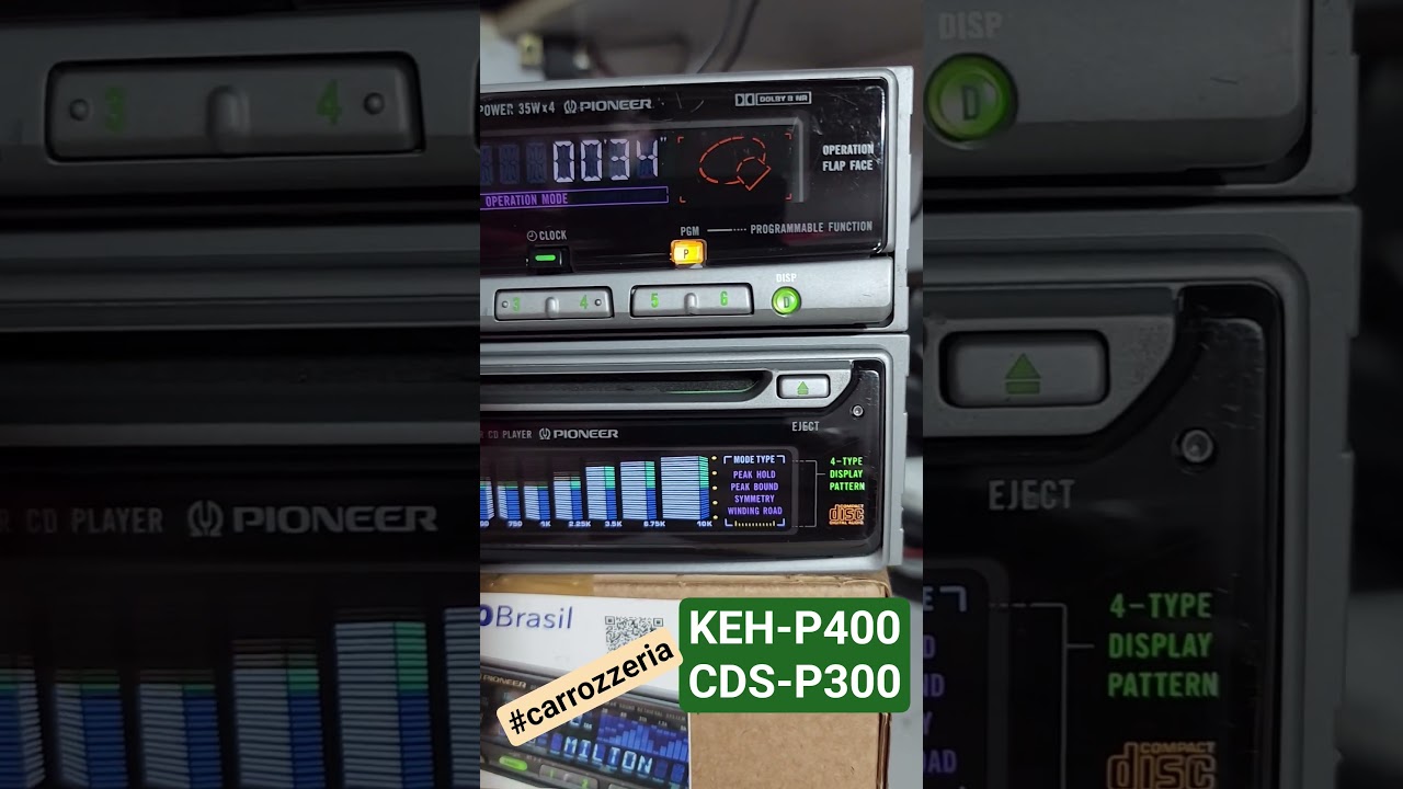 carrozzeria #pioneer #automobile KEH-P400 e CDS-P300 - YouTube