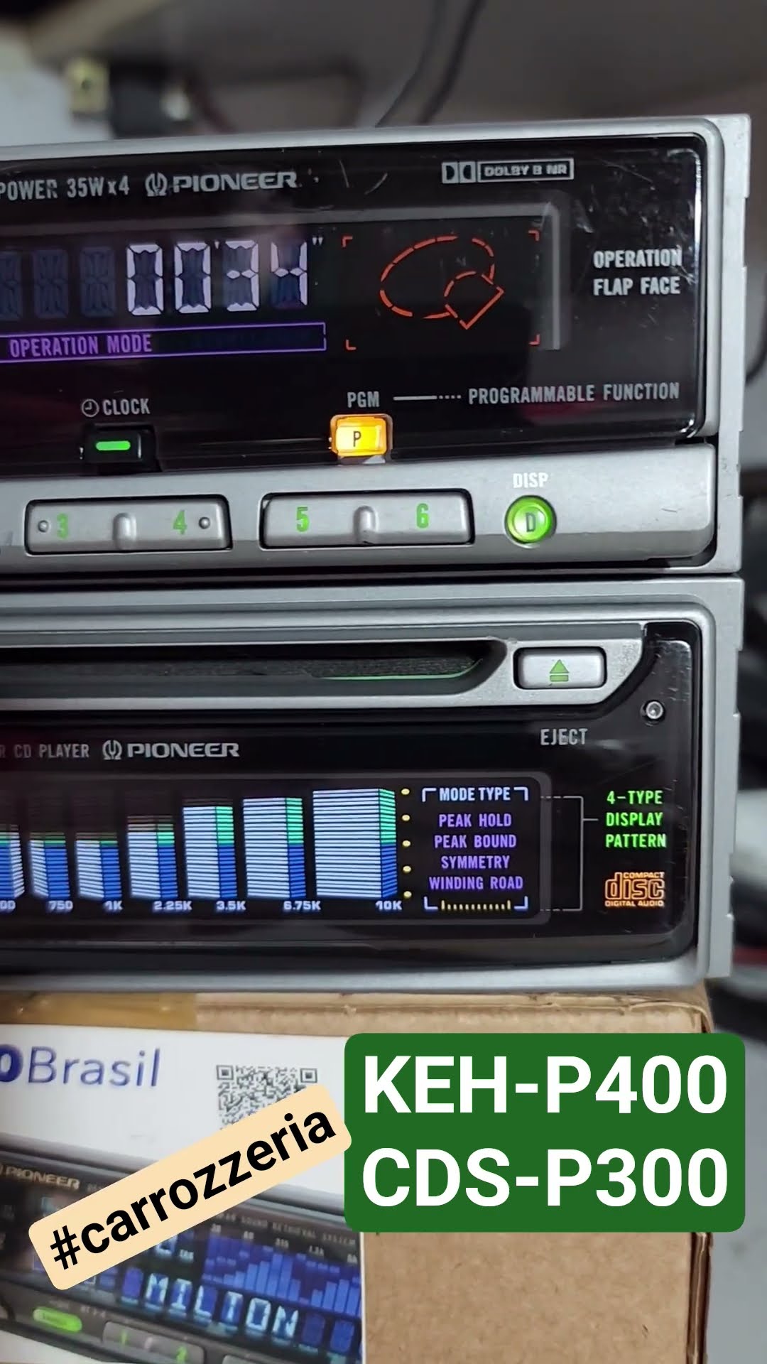 動作OK☆carrozzeria CDS-P300/KEH-p400 carrozzeria #pioneer #automobile KEH-P400 e CDS-P300 - YouTube