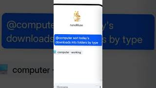 Phone task, desktop result — nanoMuse #Shorts