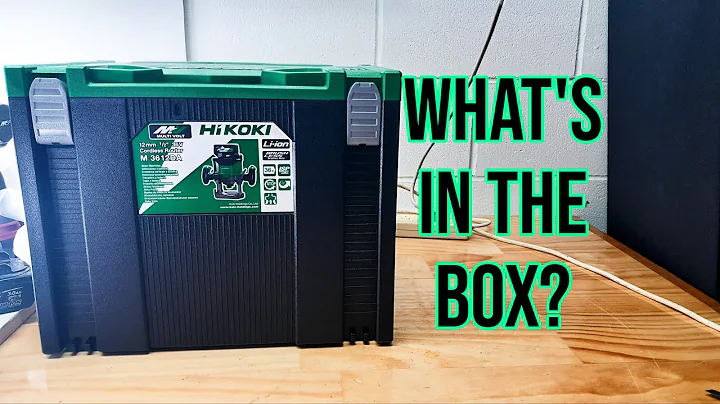 HiKOKI M3612DA 36v 1/2" Plunge Router Kit | What comes in the Kit? Plus a Bonus Freebie!