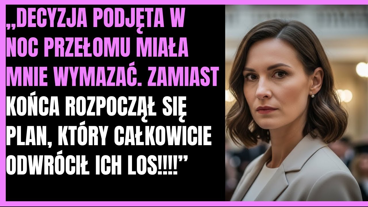Siedziałam przy oknie, gdy wszedł do pokoju z tym zimnym spojrzeniem, które zwykle rezerwował dla raportów finansowych. W tle grał telewizor, gdzieś za oknem wystrzeliła pierwsza sylwestrowa raca....
