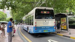 Trolleybuses in Shanghai, China 2023 上海无轨电车