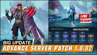 LING REVAMP, YU ZHONG REVAMP, NEW FEATURES SKIN COLLECTION, HARITH NERF UPDATE PATCH 1.8.82