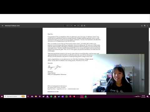 2025 UCSD and UCI application reaction video