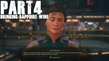 the outer Worlds - Walkthrough Gameplay with commentary, Part 4 - Drinking Sapphire Wine