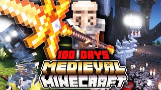 We Survived 100 Days in a MEDIEVAL WORLD in Modded Minecraft