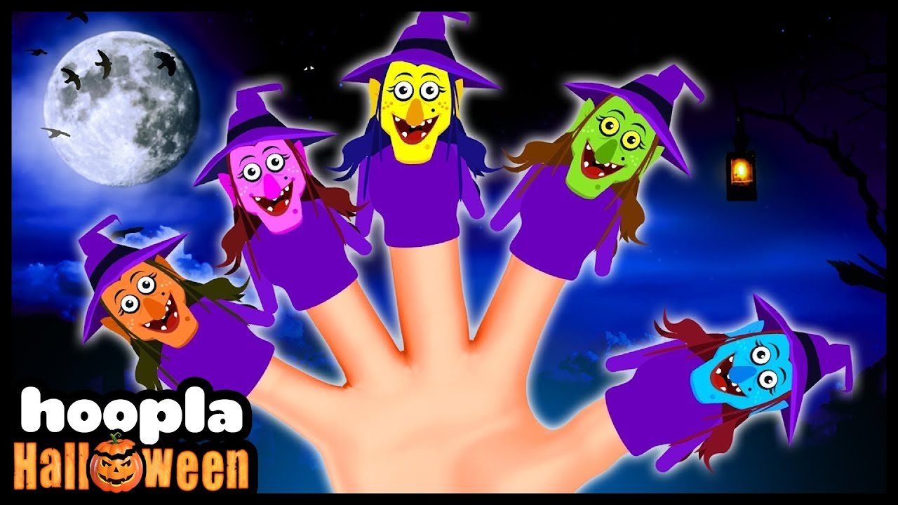 ⁣Witch Finger Family | Halloween Spooky Songs for Kids by Hoopla Halloween