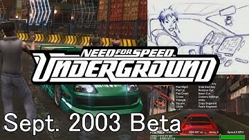Need for Speed Underground (PS2, Sept. 2003 Beta)