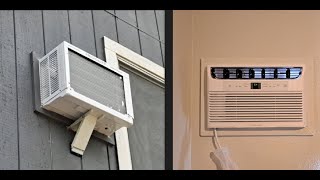 how to install through wall ac unit