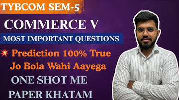 "TYBCom Sem 5 Commerce 5 Marketing Management | Most IMP Questions + Free PDF Notes 2025 💯"