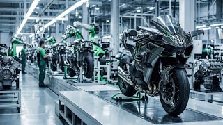 Inside Kawasaki Factory From Raw Metal To H2R 1Billion Factory Full Process