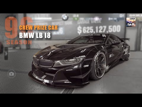 csr2-|-season-96---season-crew-prize-car---bmw-lb-i8-|-csr-racing-2-|-mods