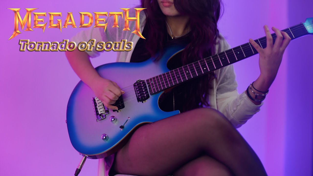Megadeth - Tornado of souls Guitar Cover | Cort G300 Glam #윤세나