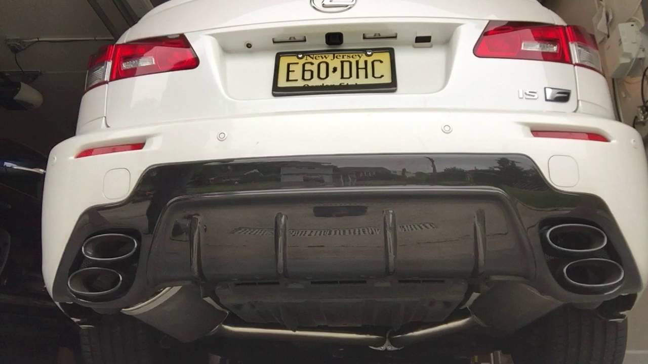 Varex exhaust (closed flap) on Lexus ISF YouTube
