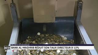 Relance Économique Bank Al-Maghrib Réduit Son Taux Directeur À 1,5%