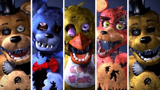 MorosePanda9549 on Game Jolt: FNAF AR: Special Delivery Withered Classic  animatronics. Made by @j