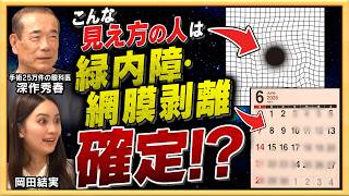 人生100年時代、でも目の寿命は62歳まで... ほとんどの眼科医が見落とす緑内障、失明を招く恐ろしい “兆候” とは？【世界的眼科医が教える視力・緑内障の新常識Part①】深作秀春
