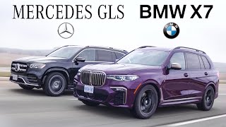 2020 bmw x7 vs mercedes-benz gls review by the straight pipes. m50i
has 523hp and 553lb ft tq, while mercedes gls450 362hp 369lb tq. wh...