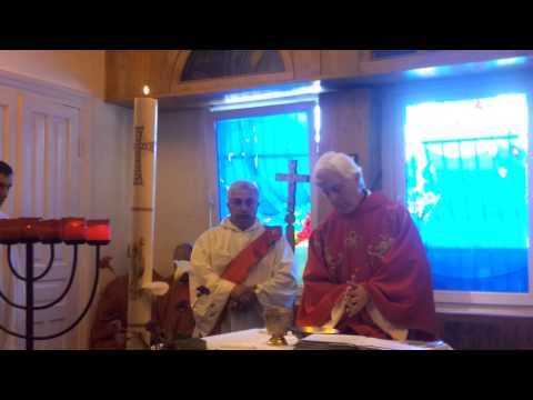 სულთმოფენობის წირვა ქუთაისის კათოლიკურ სამრევლოში 8 ივნისი 2014 5