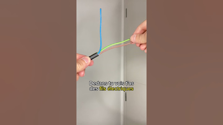 Câble électrique ou fil électrique ou conducteur d'électricité ?