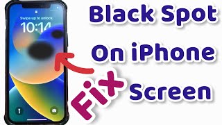 how to fix black spot on iphone screen | black ink spot