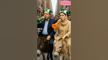 باپ بیٹی ملک کا باجا بجاتے ھوے 