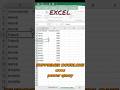 Doublons Excel ? Résolus avec Power Query !