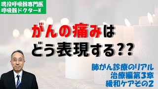 がんの痛みはどう表現する？