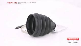 0217P-F15 BOOT OUTER CV JOINT KIT PVC 78X113X23.5 FOR HOLDEN