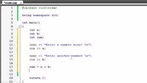 Buckys C++ Programming Tutorials   5   Creating a Basic Calculator