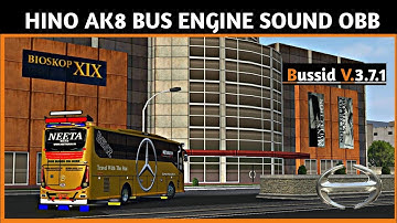 Hino RK8 Bus Engine Sound Pack Code File For Bussid v3.7.1। bussid sound obb। #bussid  #hinobus