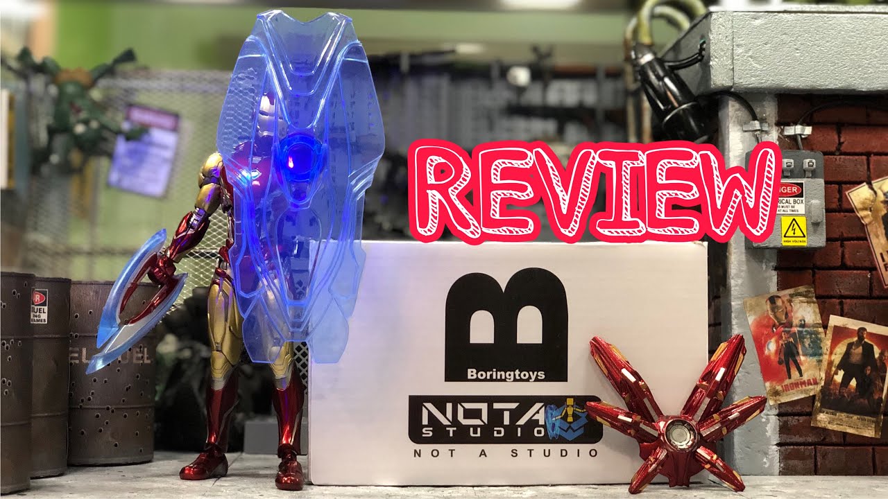 REVIEW: NOTA STUDIO Iron Man Mark 85 Shield Accessory Pack from the ...