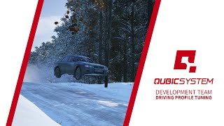 QS-S25 6DOF motion platform by Qubic System | Subaru Impreza on Scandia - Fyresdal | EA Sports WRC