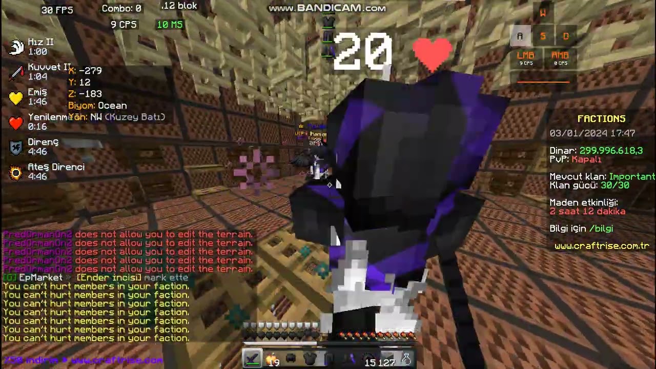 kill monatege #2  craFtrise Factions