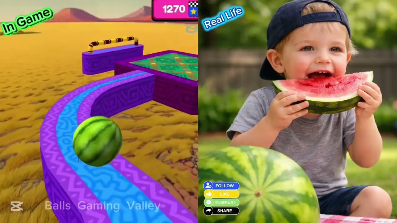 GOING BALLS GAME 🏀⚽🔥 IN GAME VS REAL LIFE VS BUILD RUN VS MOST SATISFYING GOING