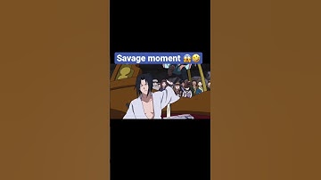The only time Sasuke spoke to Hinata in Naruto Shippuden 🤣| Sasuke Savage moments😈 #shorts